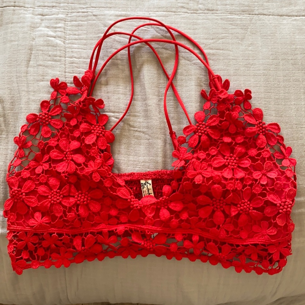 Red Bralette.  Wore once!